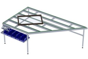 DEMEX BENCH 100 — Sash Assembly Bench